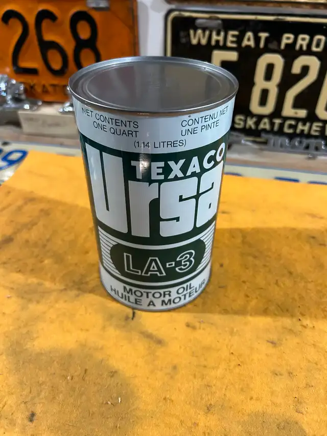 Texaco quart can