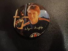 Vintage Wayne Gretzky Edmonton Oilers 7 Up pin
