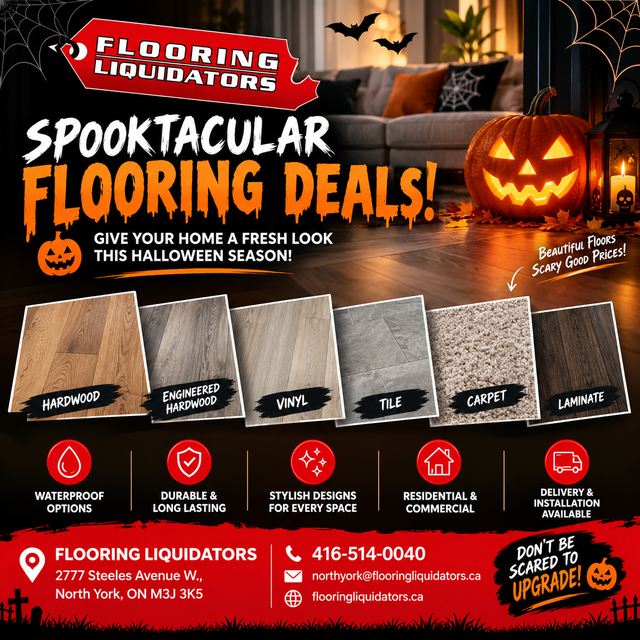 SPOOKTACULAR FLOORING DEALS ARE HERE!