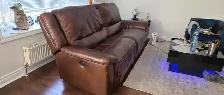 ASHLEY COUCH MINT CONDITION- POWER RECLINING 3 SEATER - Photo 3