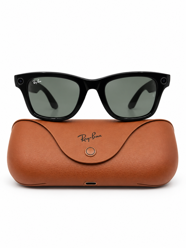 Ray-Ban Meta Wayfarer RW4006 Smart Glasses Black   Charging Case