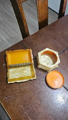 Deux Boîtes/Coffres à bijoux Vintage décoratif - Photo 2