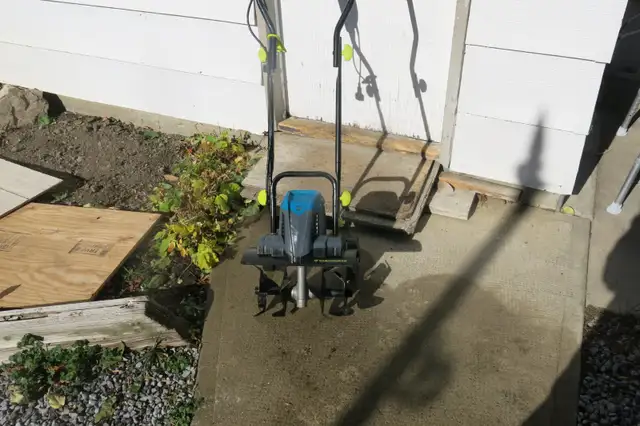 Yardworks electric rototiller
