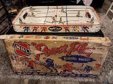 1960s Eagle Power Play NHL Table Hockey Game with Original Box.