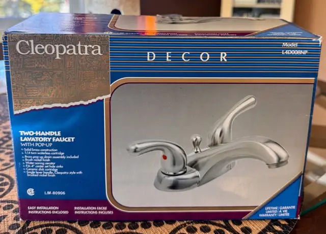 Cleopatra Decor 2-Handle Bathroom Faucet - BRAND NEW!