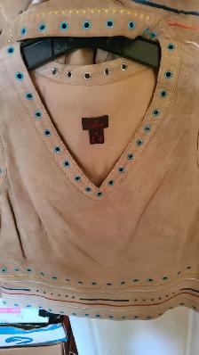 womens Danier lambskin suede bundle with matching Ce - Photo 7