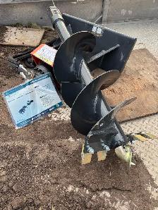 Mini Skid Steer Post Hole Auger