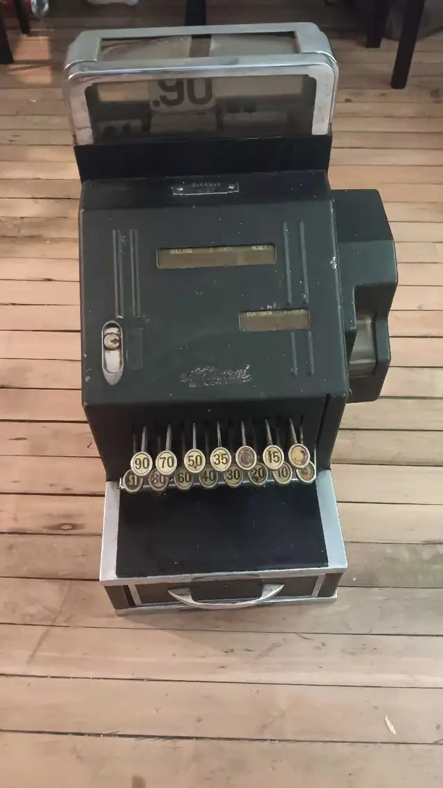 old antique cash register