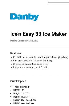 XL ICE MAKER MAKES 3 SIZES/33 POUNDS A DAY - Photo 5