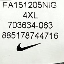 NIKE 703634-063  552346-063 REDSKINS TEAM ISSUED (SIZE 4XL 3XL) - Photo 6