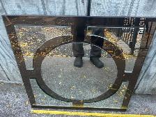 Modern Geometric Wall Mirror with a Circular Centre ! - Photo 4