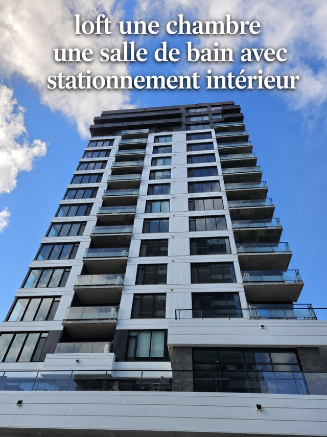 Loft LB9 (3 et 1/2) Lebourgneuf stationnement intérieur inclus