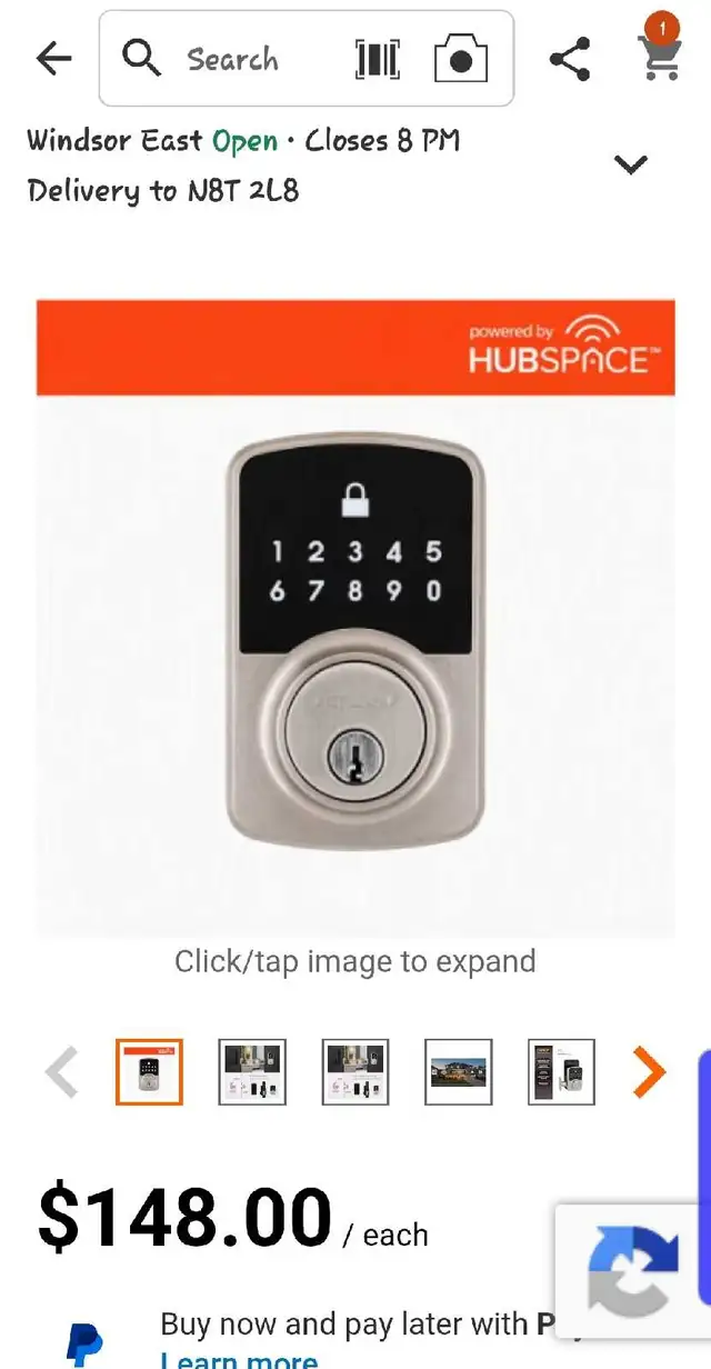 Defiant Smart Wifi Deadbolt Lock