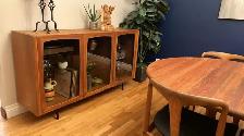 Mid century modern. TEAK TECK. Vitrine, sideboard, vinyl record - Photo 3