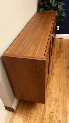 Mid century modern. TEAK TECK. Vitrine, sideboard, vinyl record - Photo 8