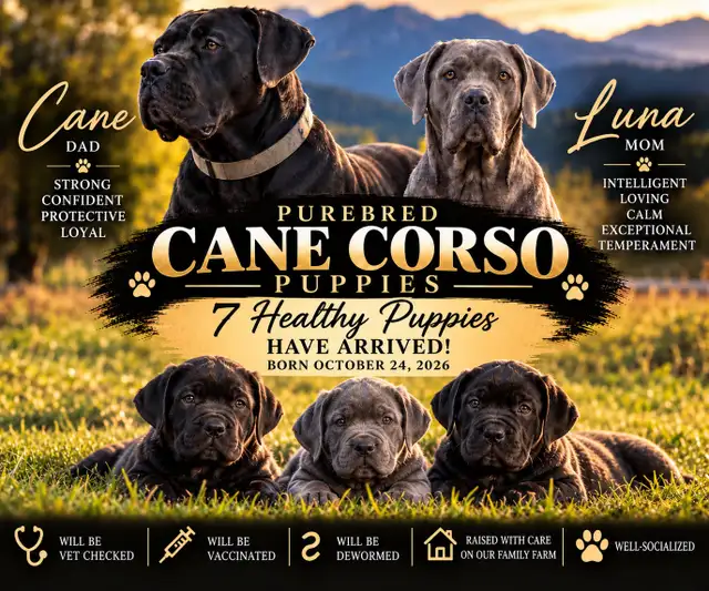 Cane Corso Puppies!