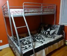 IKEA BUNK BED FRAME SINGLE OVER DOUBLE