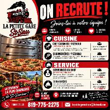 chef cuisinier(ière) pizaiolo et chef serveur (se)