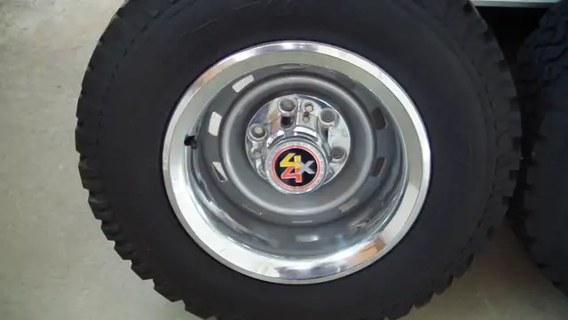 GM 4X4 RALLY WHEELS and TIRES.