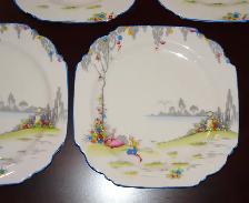Antique Star Paragon England 'Gainsborough' - Set of 5 (1920s) - Photo 2