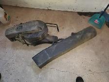 Ensemble ramasse feuille ou gazon pour tracteur - Photo 2