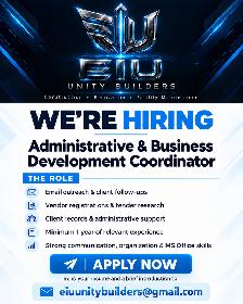Administrative & Business Development Coordinator