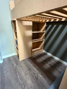 Loft bed and dresser - Photo 2
