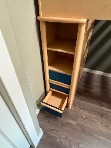 Loft bed and dresser - Photo 4