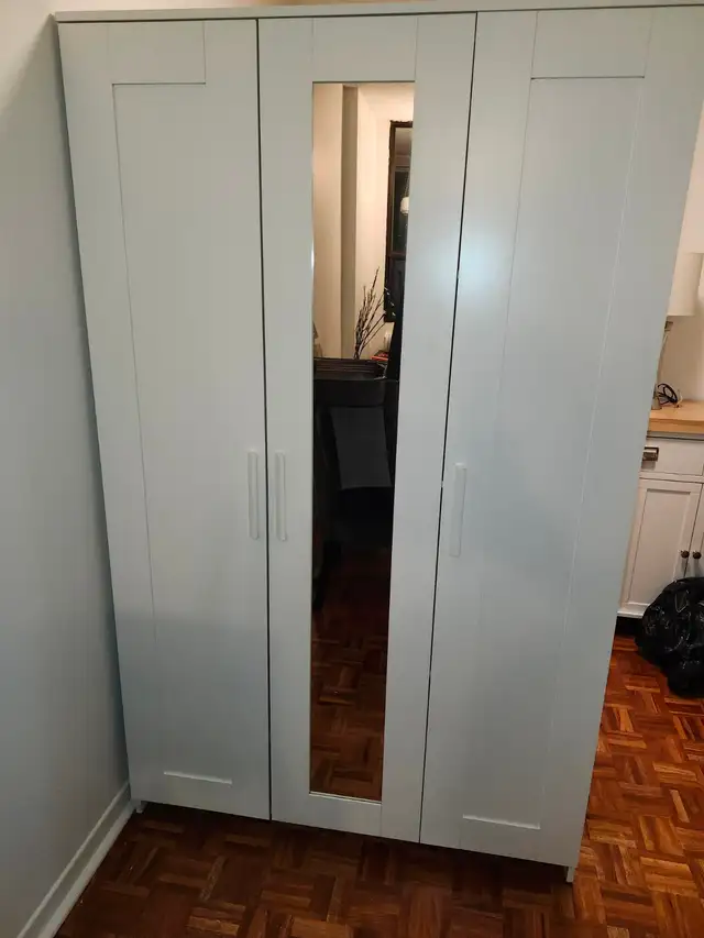 Lightly Used Like New, Ikea Brimnes Wardrobe, Dimensions in Pics