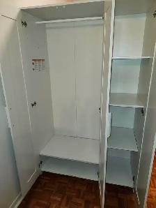 Lightly Used Like New, Ikea Brimnes Wardrobe, Dimensions in Pics - Photo 3