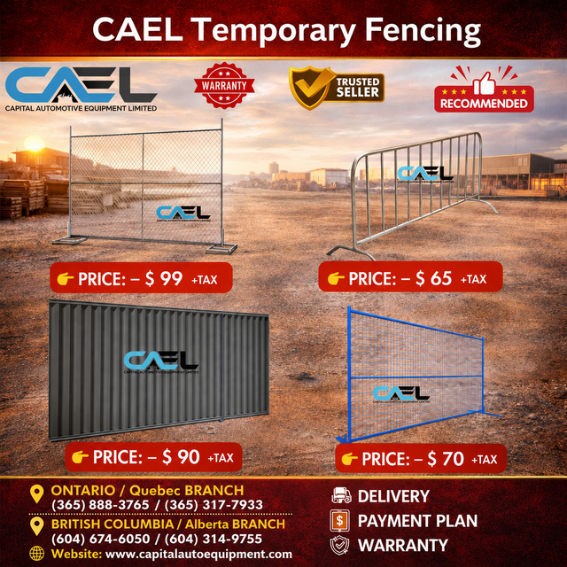 . New CAEL Fence Panels – Temporary, Privacy & Chain Link