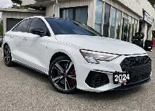 2024 Audi S3 Progressiv Quattro - S LINE! LTHR! SUNROOF! BACK-UP