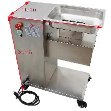 QE Stainless Commercial Meat Slicer w/8mm Blade 161001 - Photo 2