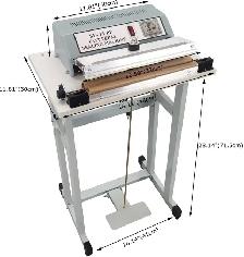 Used SF-B300 Foot-Pedal Sealing Machine Heat Sealer 110V 181321 - Photo 2