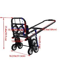 Used Carbon Steel Climbing Stairs Truck Portable Handcart 190418 - Photo 2