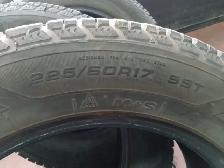 4 Pneus Hiver Good Year 225-60-17 usure 8/32 320$ - Photo 4