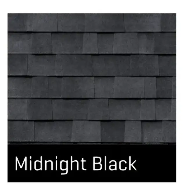Asphalt Shingles - Midnight Black