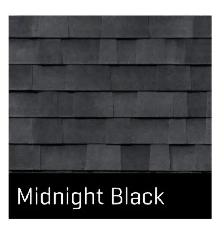 Asphalt Shingles - Midnight Black