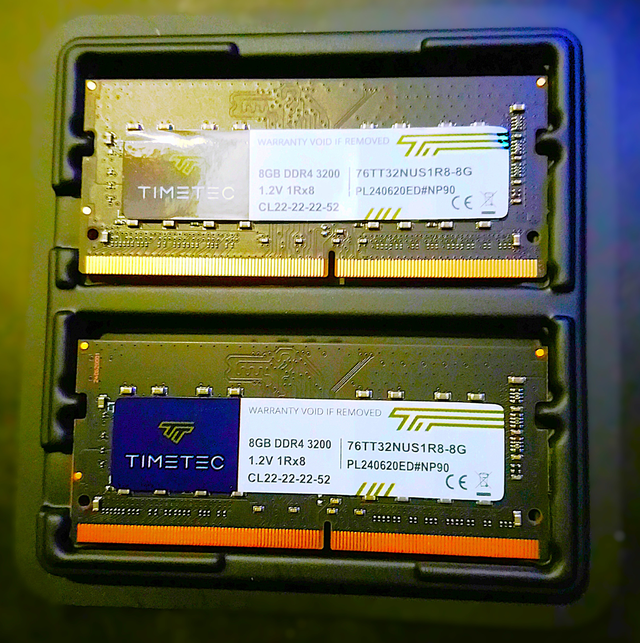 Portable. (2x8g) Kit - Timetec (Ram) : (3200)MHz