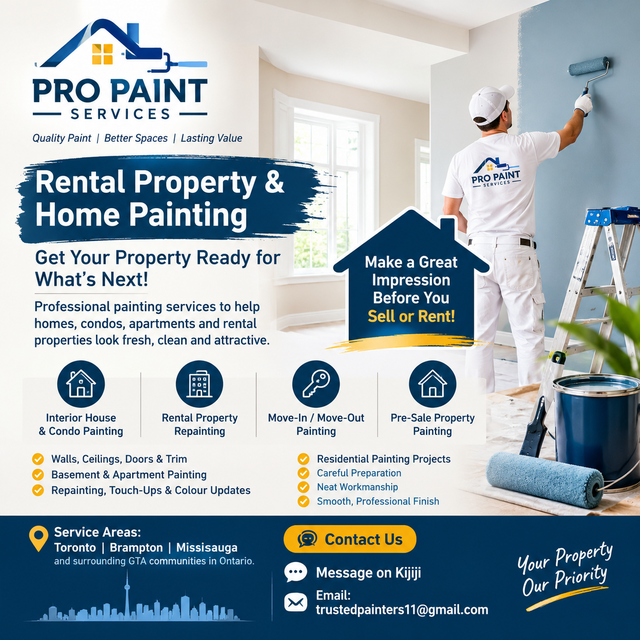 Rental Property & Home Painting -   GTA , CANADA
