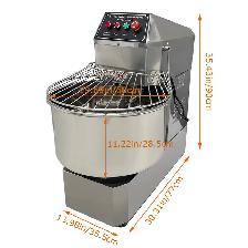 50L Double Action Double Speed Kitchen Dough Mixer 110V 170089 - Photo 4