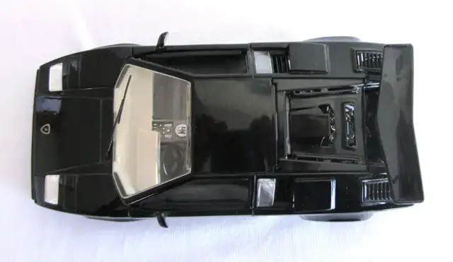 Vintage,  Black Lamborghini Countach