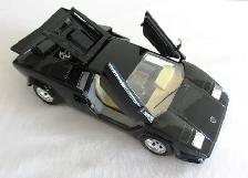Vintage,  Black Lamborghini Countach - Photo 4