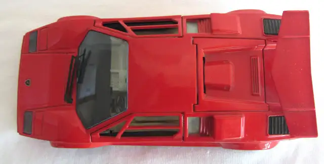 Vintage, Red Lamborghini Countach Diecast