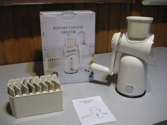 Rotary Cheese Grater with Handle, BRAND NEW