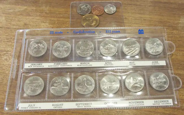 1992 - 125 Canada Anniversary,  Uncirculated coin sets