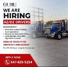 Hiring Dump Truck Drivers