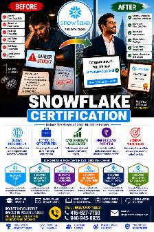 Snowflake Certification Training & Job – Pay After You Pass!