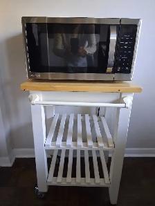 GREAT DEAL ON MICROWAVE & STAND