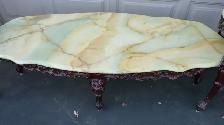 Marble Coffee Table Set - Photo 2